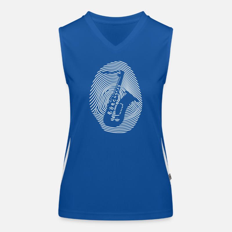 Saxophone Design Débardeur respirant contrasté Femme