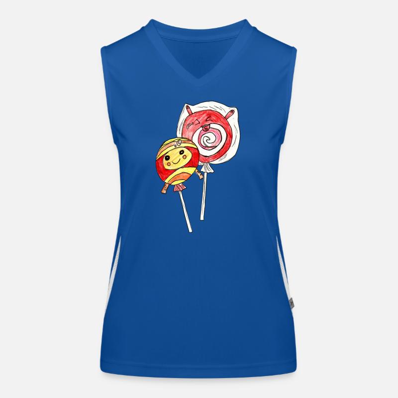 Amour Coloré Débardeur respirant contrasté Femme