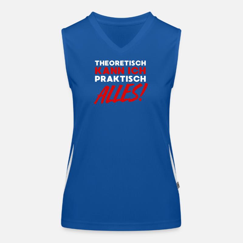 Theoretically, I can do practically anything... Handyman Women's Functional Contrast Tank Top