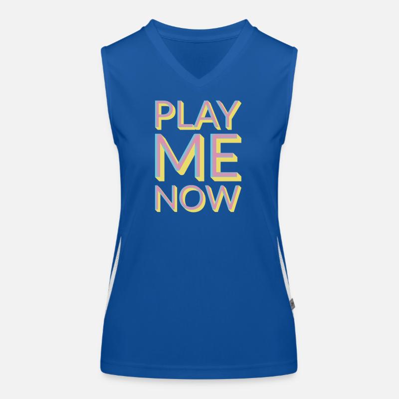 Jouez-moi Débardeur respirant contrasté Femme