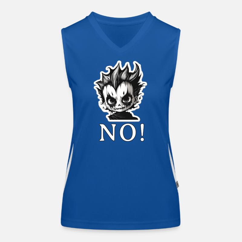 Mohawk Punk Skull NON - NON Débardeur respirant contrasté Femme