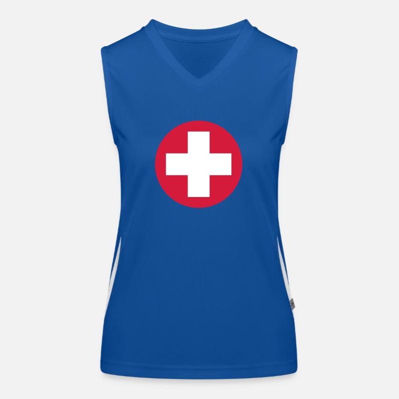 suisse8 Débardeur respirant contrasté Femme