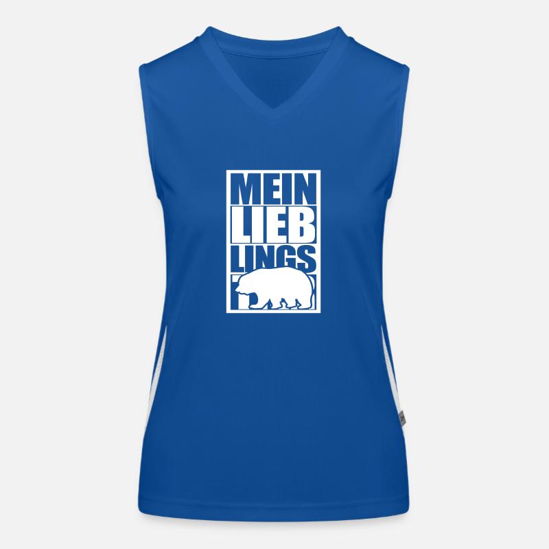 Ours préféré Débardeur respirant contrasté Femme