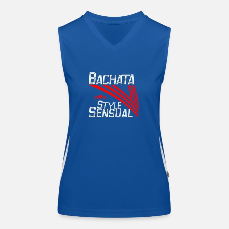 Bachata Style Sensual - Pro Dance Edition Funktionelles Kontrast-Tank Top für Frauen