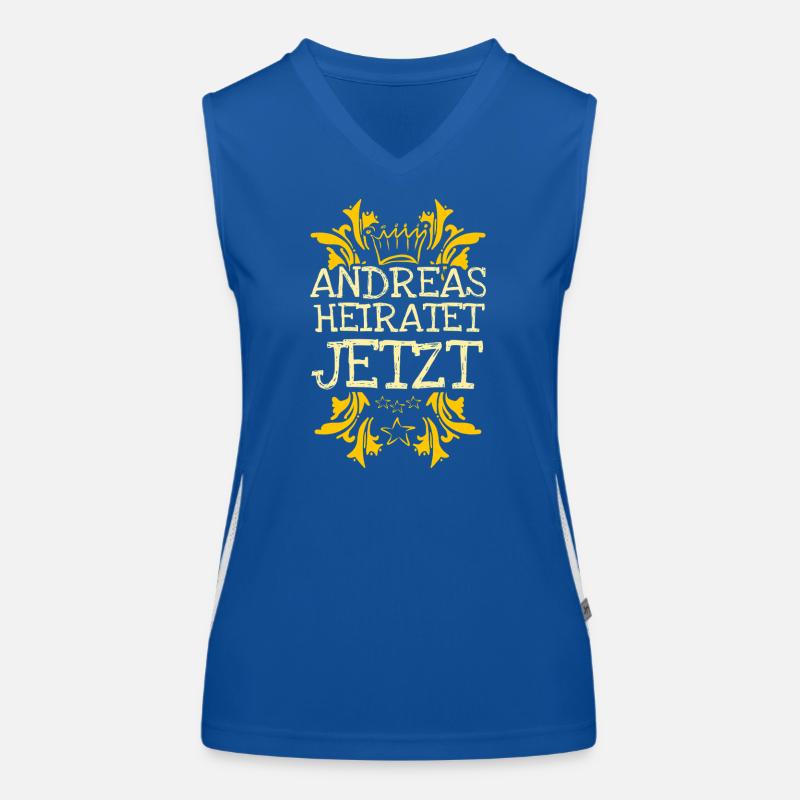 Gift for Andreas Women's Functional Contrast Tank Top