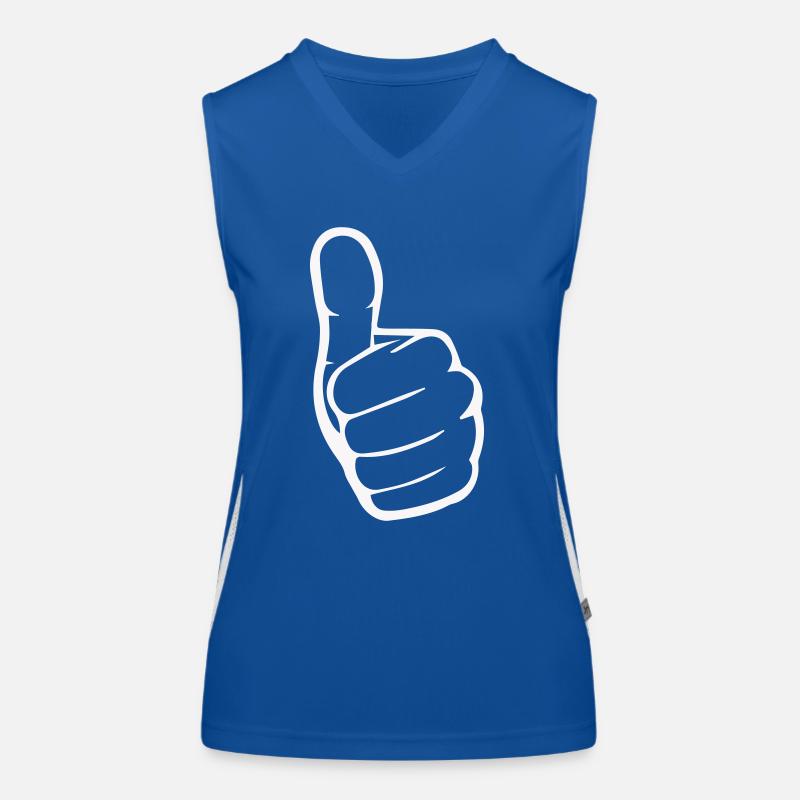 like hand Funktionelles Kontrast-Tank Top für Frauen