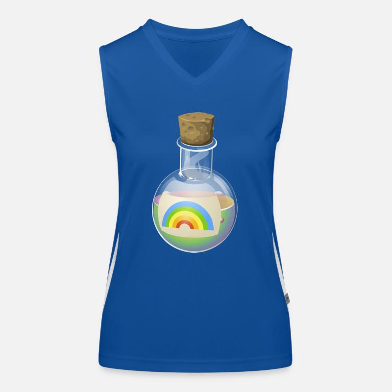 Chemist - Women's Functional Contrast Tank Top - royal/white