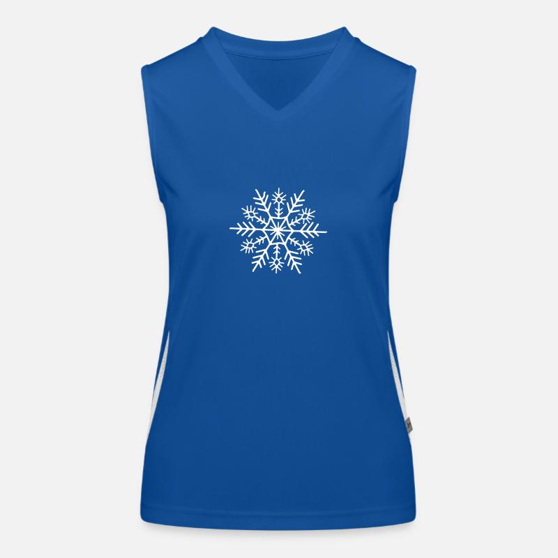 snowflake Women's Functional Contrast Tank Top