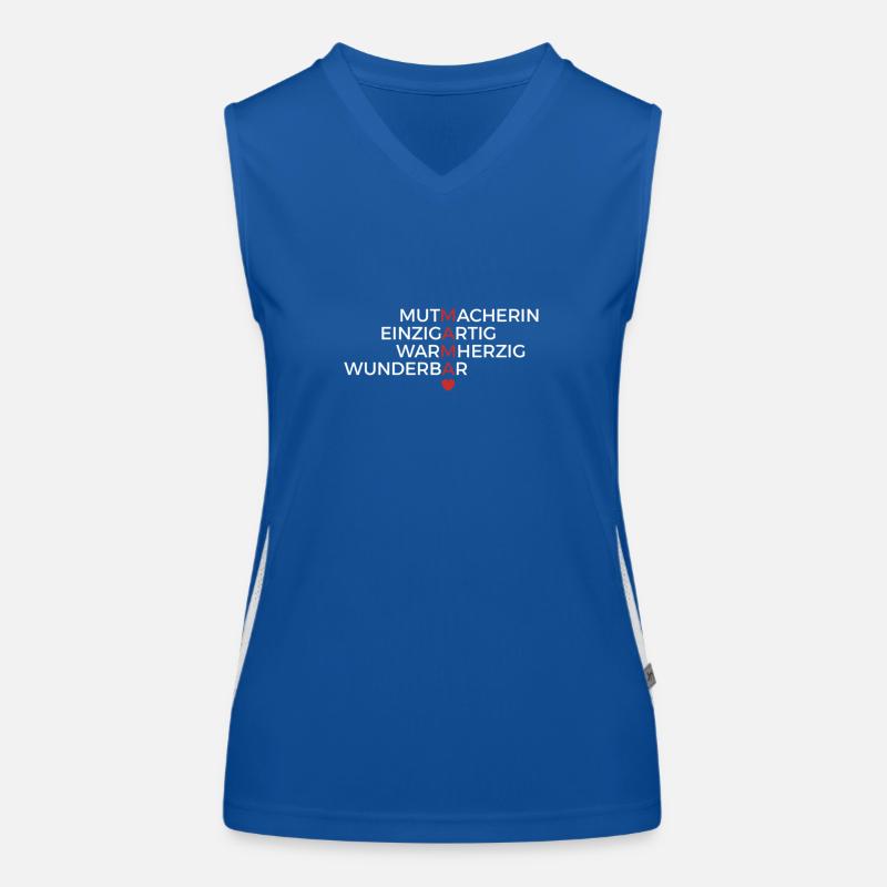 Mama Muttertag Mutter Funktionelles Kontrast-Tank Top für Frauen