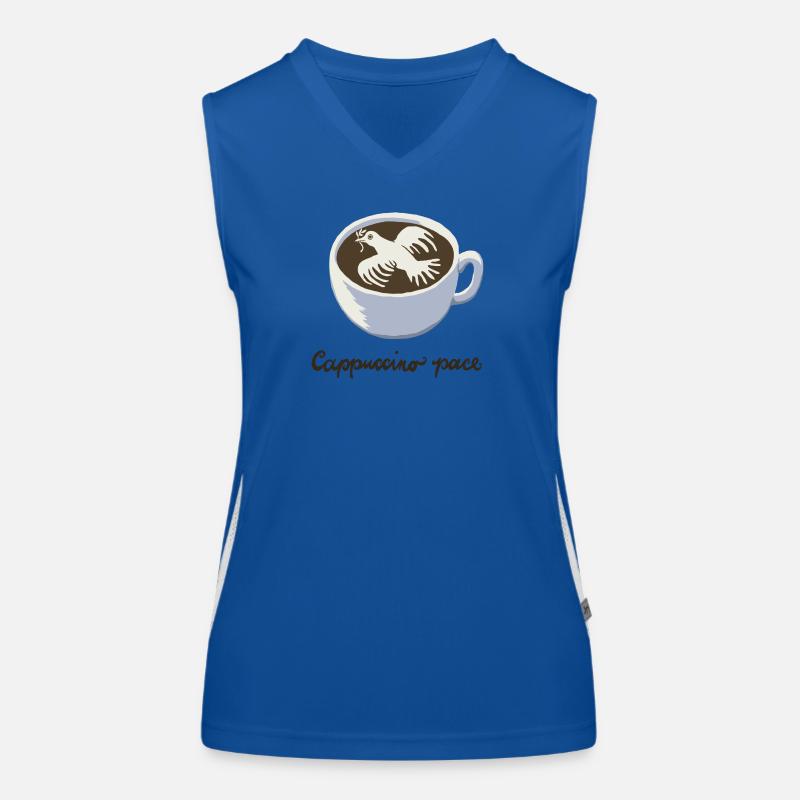 Cappuccino pace Funktionelles Kontrast-Tank Top für Frauen