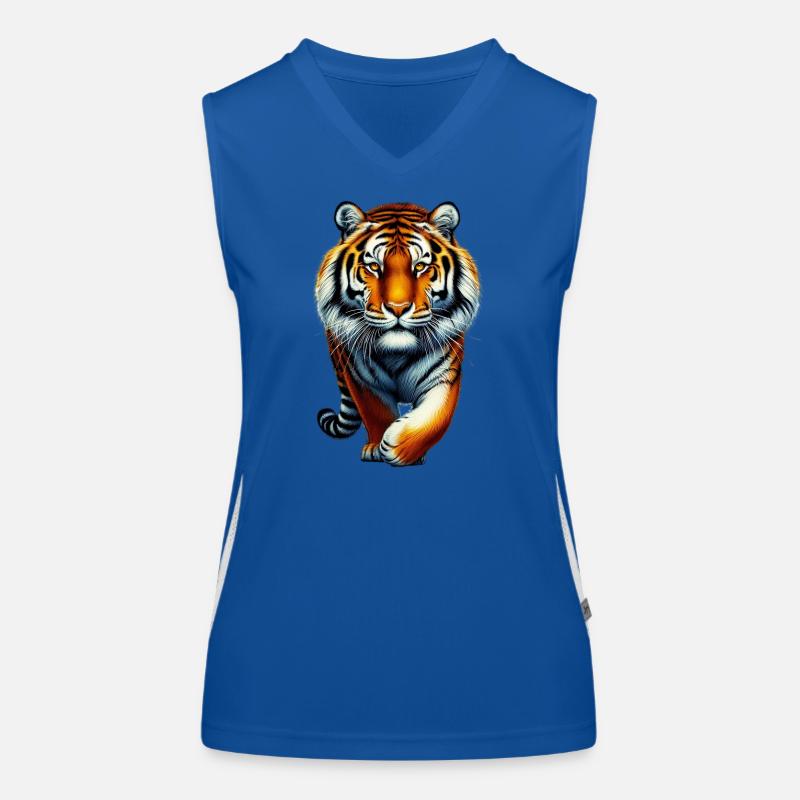 Tigre Débardeur respirant contrasté Femme