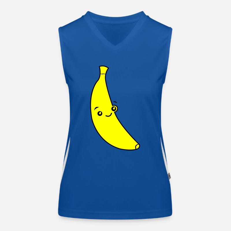 Lustige Banane Funktionelles Kontrast-Tank Top für Frauen
