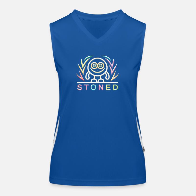 Soft Stoned Funktionelles Kontrast-Tank Top für Frauen