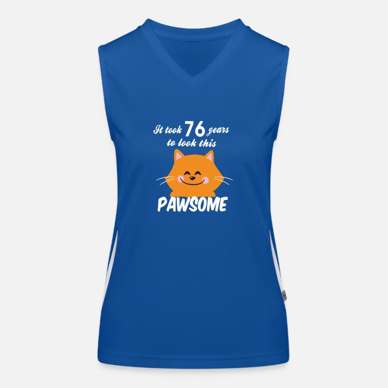 Il a fallu 76 ans pour regarder ce pawsome Débardeur respirant contrasté Femme