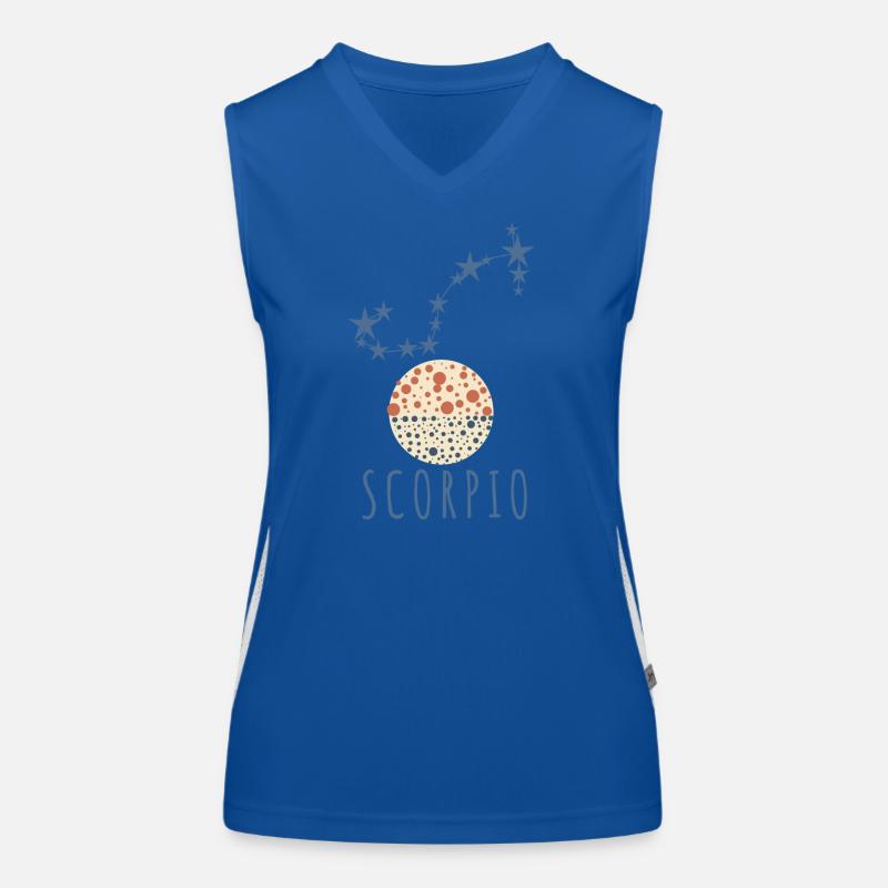La constellation du Scorpion Débardeur respirant contrasté Femme