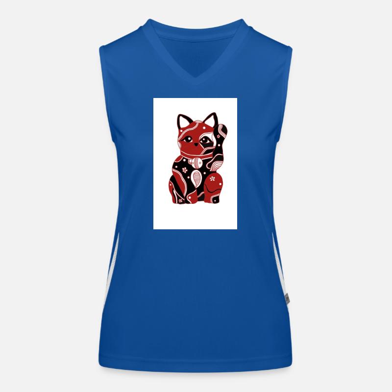 Chat chinois Débardeur respirant contrasté Femme