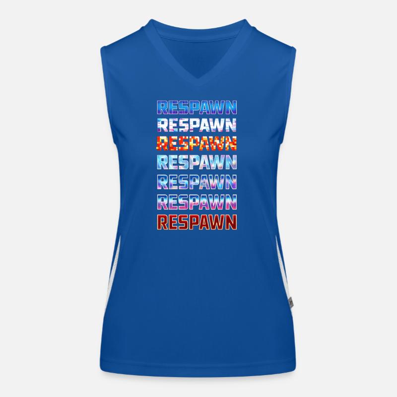 Respawn Neon Gradient Logo Style Débardeur respirant contrasté Femme