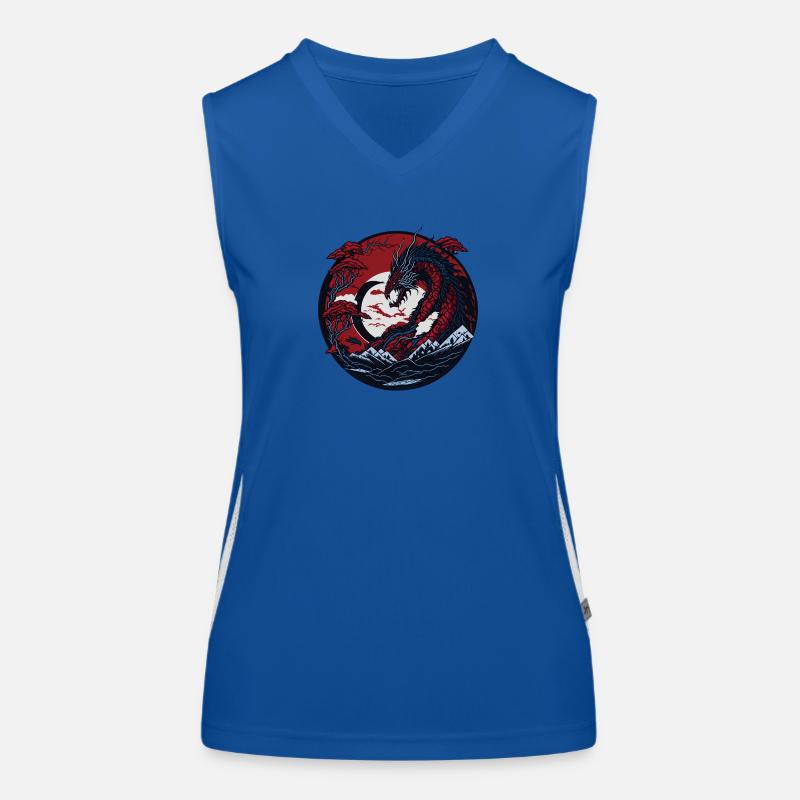 Dragon éternel Débardeur respirant contrasté Femme