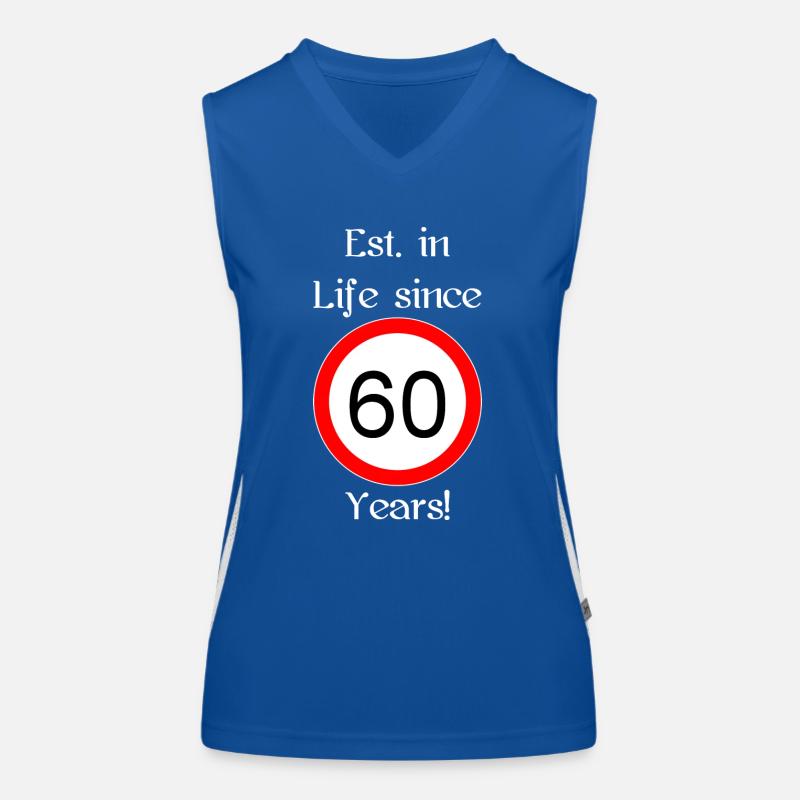 est i l 60 script blanc engl Débardeur respirant contrasté Femme