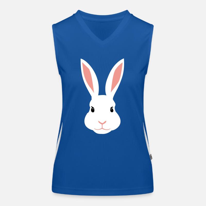 Lapine blanche Débardeur respirant contrasté Femme
