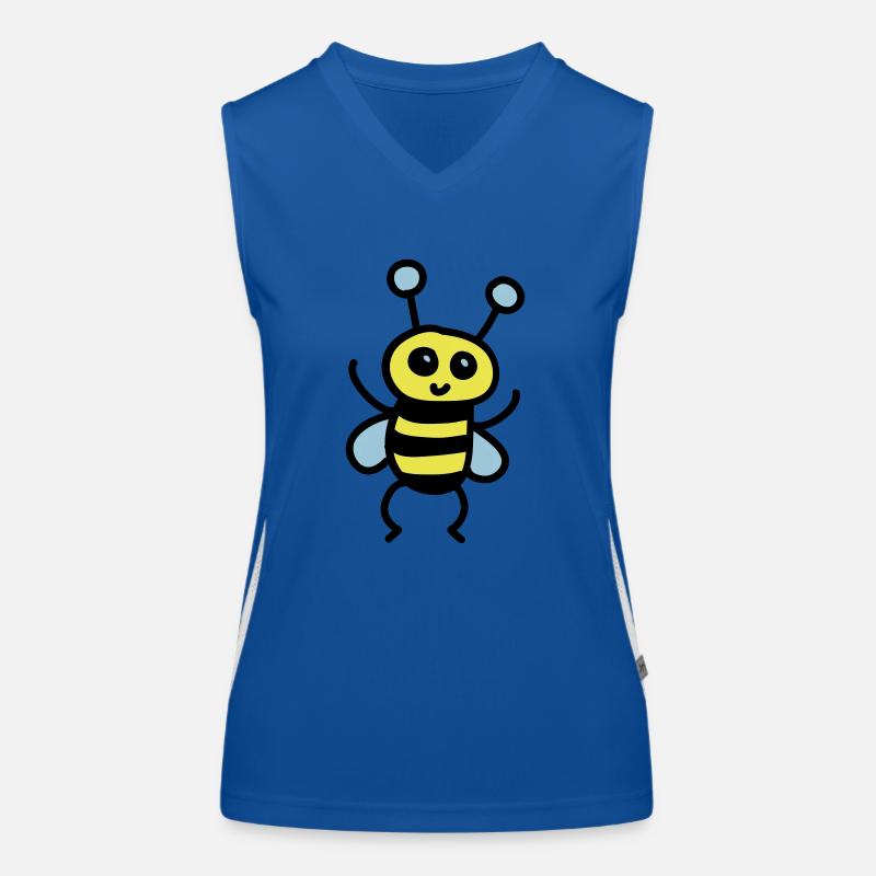 Cute Bee 3 Women's Functional Contrast Tank Top
