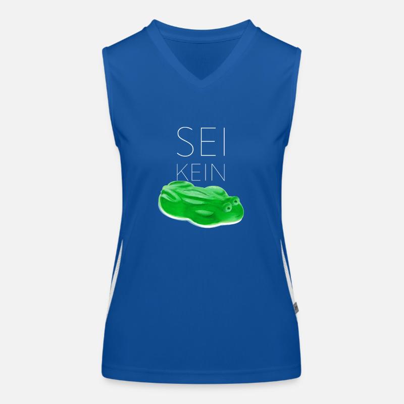 Sei kein Frosch real Funktionelles Kontrast-Tank Top für Frauen