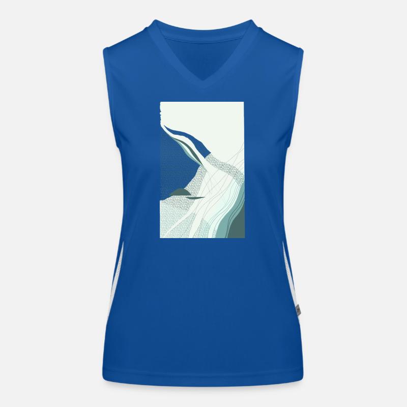 Structures fluides Débardeur respirant contrasté Femme