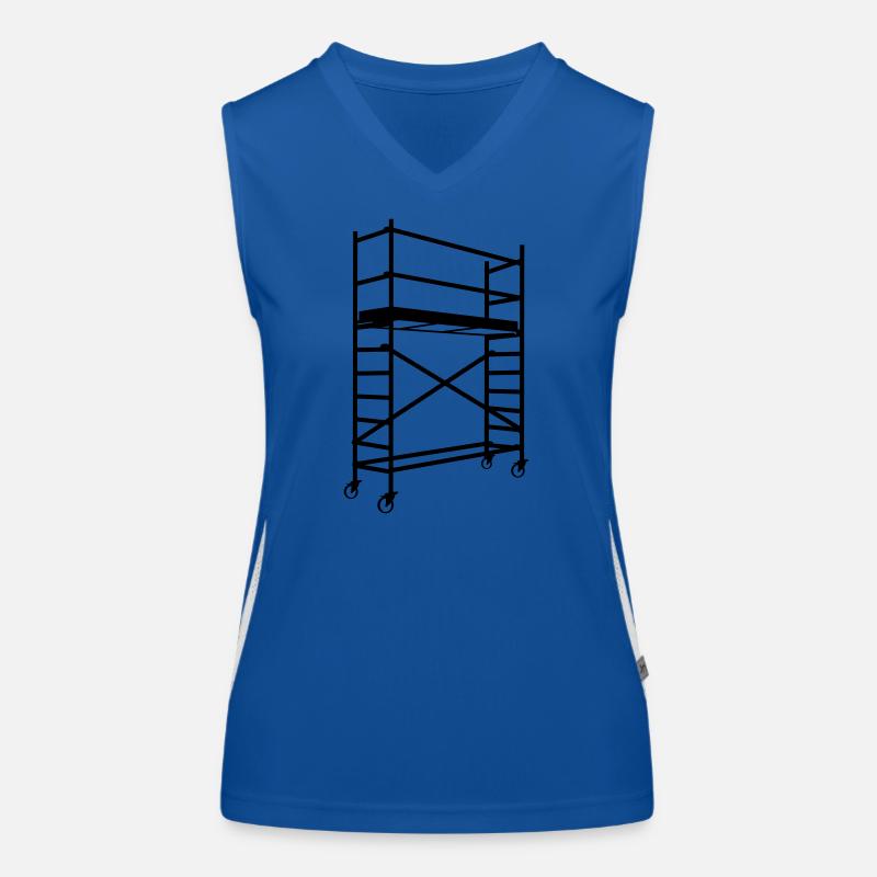 Échafaudage à roulettes – image de l’ombre Débardeur respirant contrasté Femme