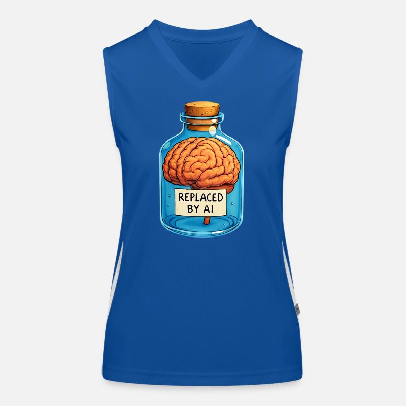 Replaced by AI Funktionelles Kontrast-Tank Top für Frauen
