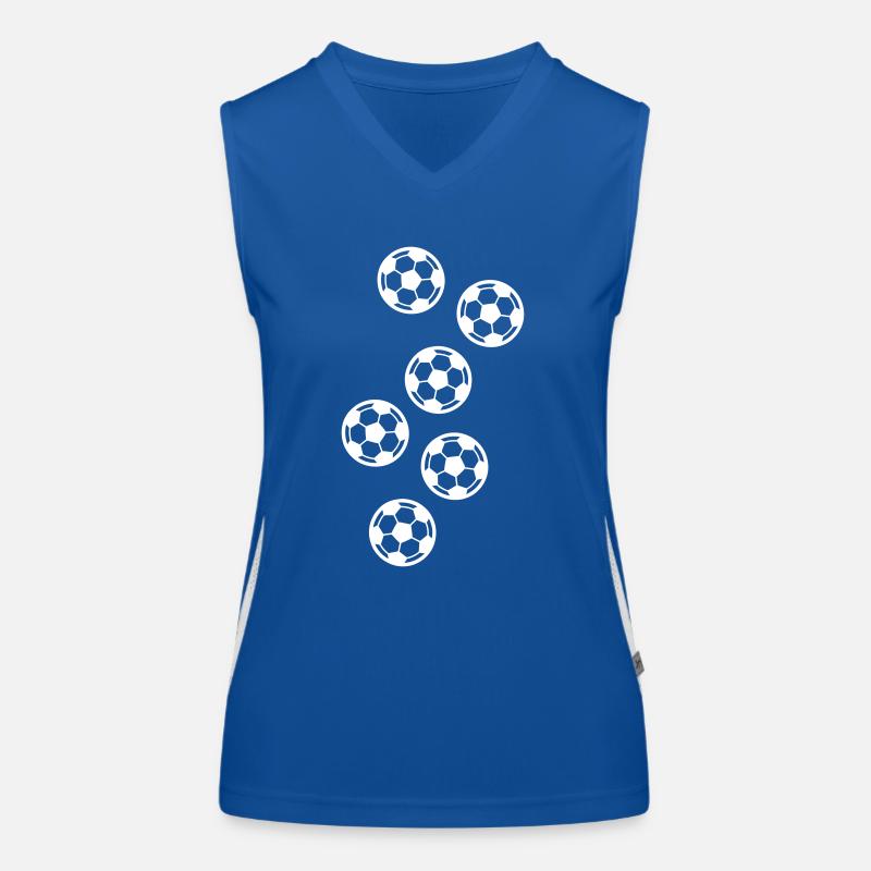 Soccer Ball Women's Functional Contrast Tank Top