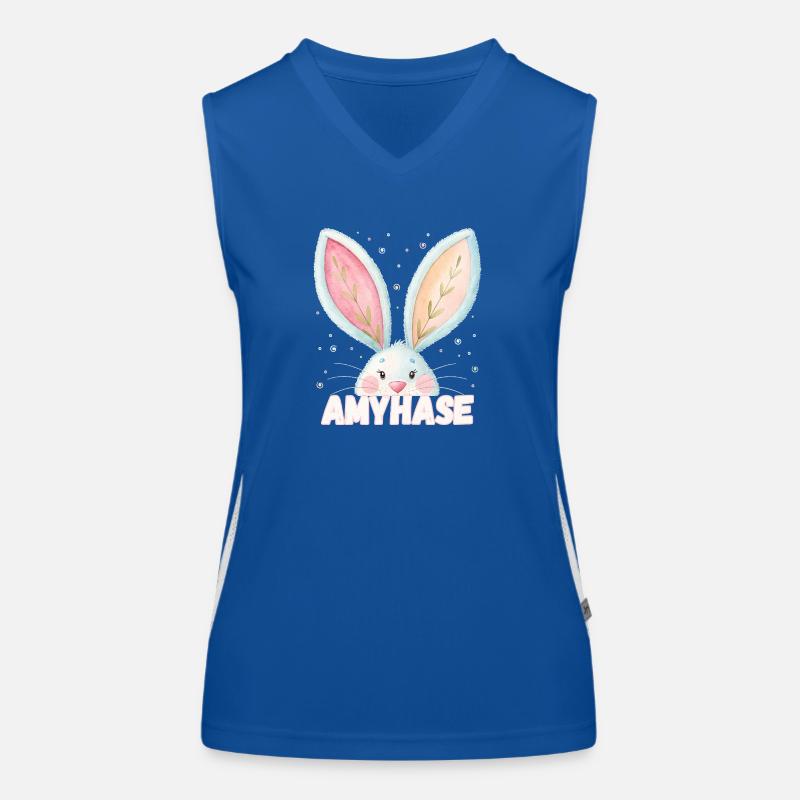 Name Amy Rabbit Amyhase Pet Name Women's Functional Contrast Tank Top