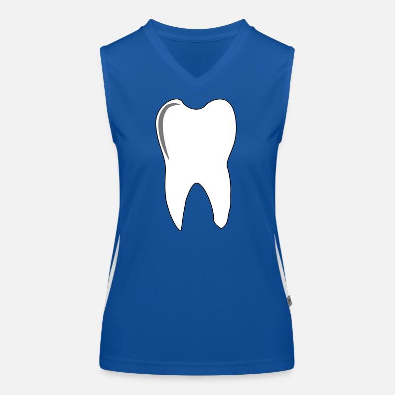 molar tooth Women's Functional Contrast Tank Top