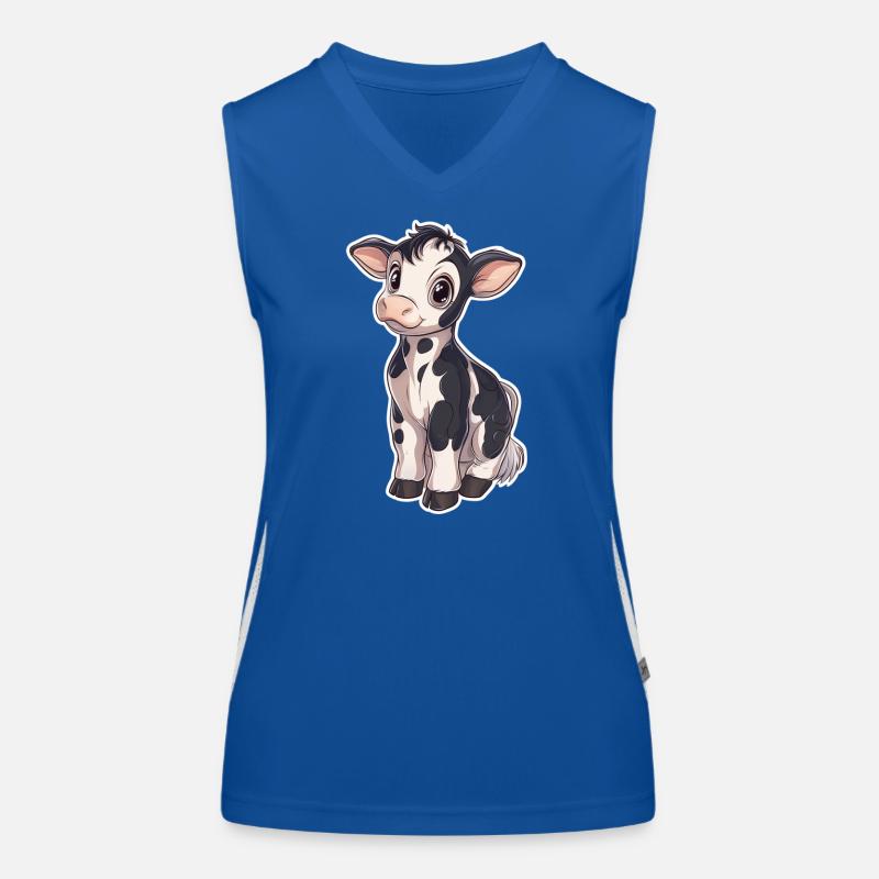 Cow Women's Functional Contrast Tank Top