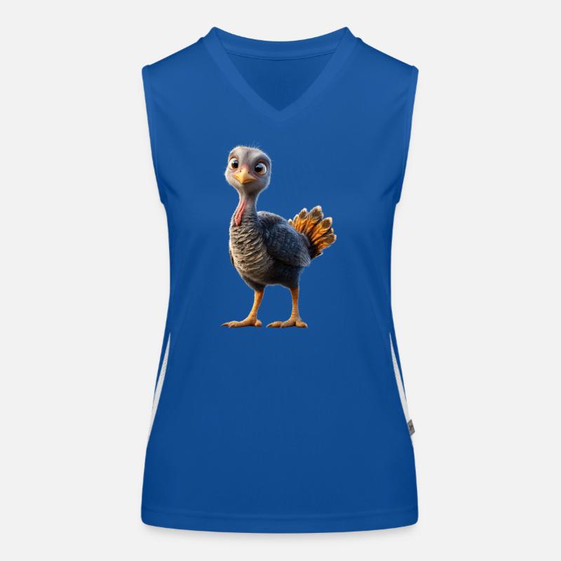 Dinde Poules Oiseaux Dinde Débardeur respirant contrasté Femme