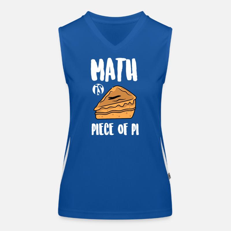 Mathematik ist Pi-Kuchen Funktionelles Kontrast-Tank Top für Frauen