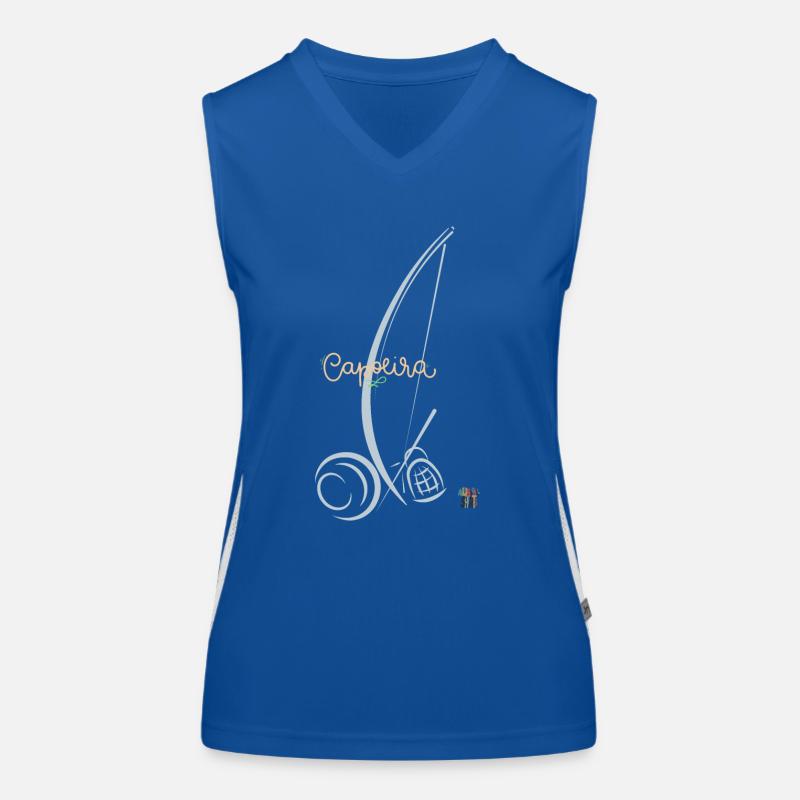 Capoeira Funktionelles Kontrast-Tank Top für Frauen