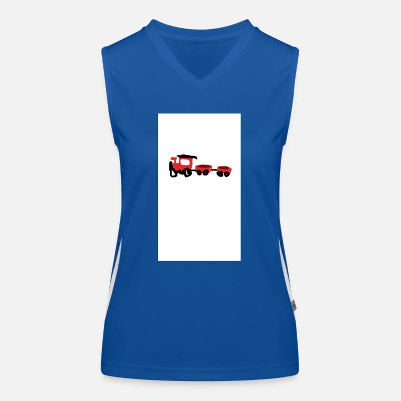 Chemin de fer Débardeur respirant contrasté Femme