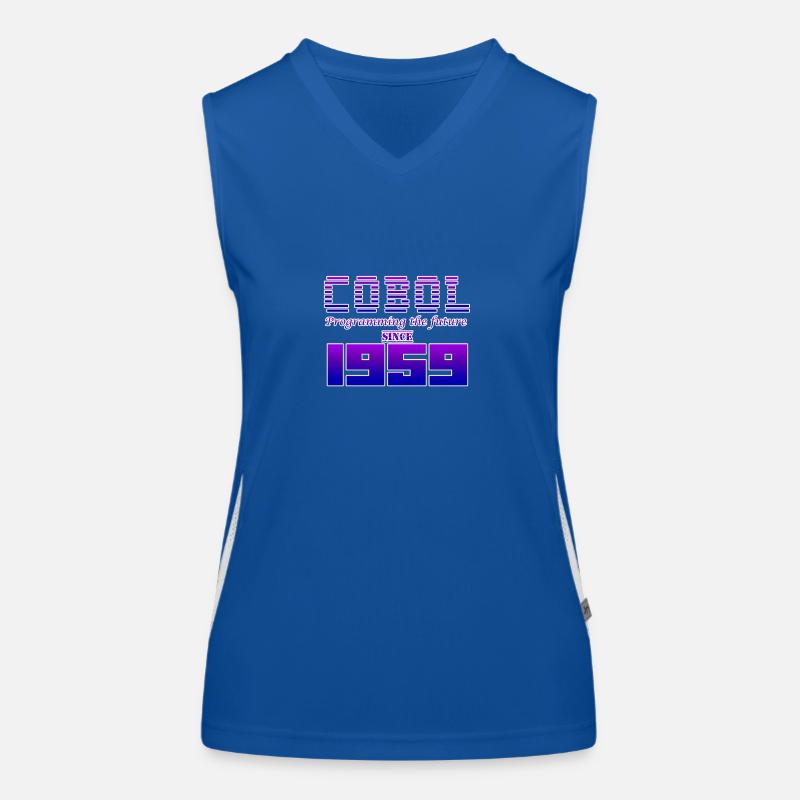 COBOL. Programming the future since 1959 Women's Functional Contrast Tank Top