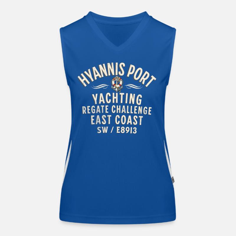 Hyannis port regate challenge Débardeur respirant contrasté Femme