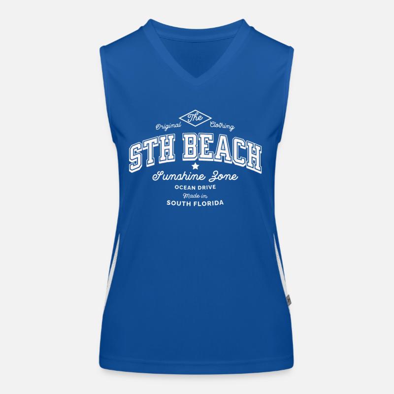 South Beach Sunshine Zone Débardeur respirant contrasté Femme