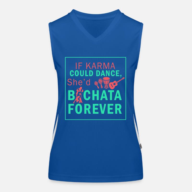 Bachata, bachata baile, anniversaire de bachata Débardeur respirant contrasté Femme