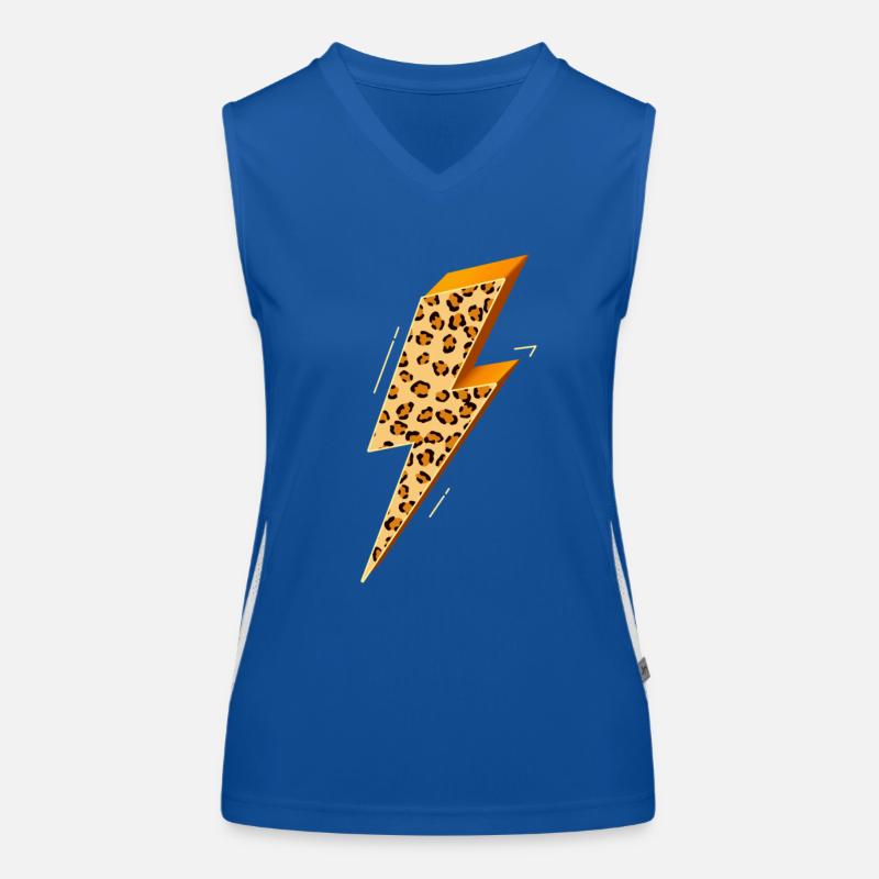 Lightning, Lightning Bolt, Lightning Strike, Women's Functional Contrast Tank Top