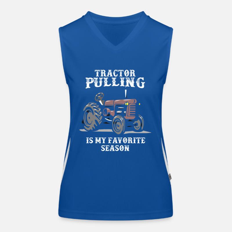 tractor pulling, tractor pulling tractor, pulling, Women's Functional Contrast Tank Top