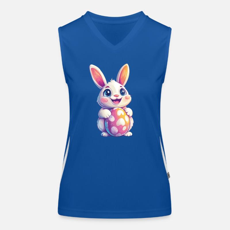 Lapin de Pâques Lapin de Pâques Débardeur respirant contrasté Femme