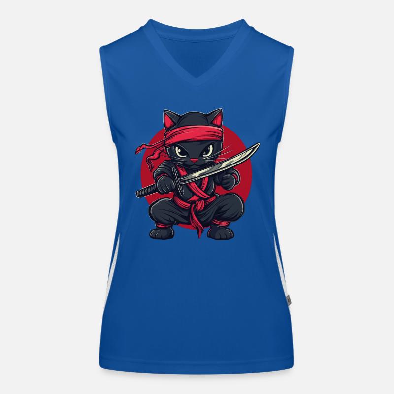 Cat Ninja Women's Functional Contrast Tank Top