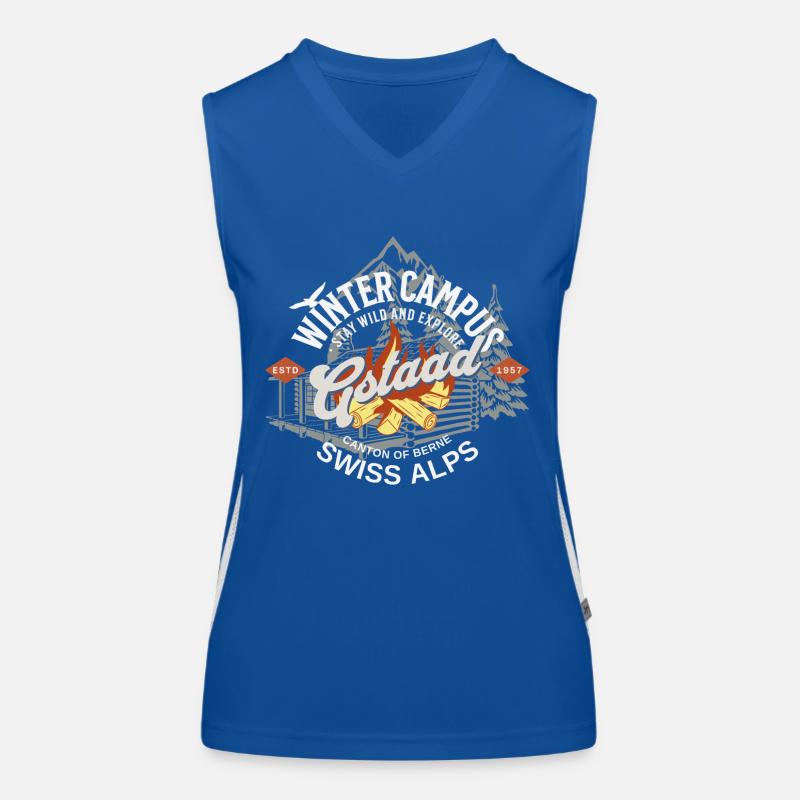 Gstaad Winter Campus Outdoor könnte Funktionelles Kontrast-Tank Top für Frauen