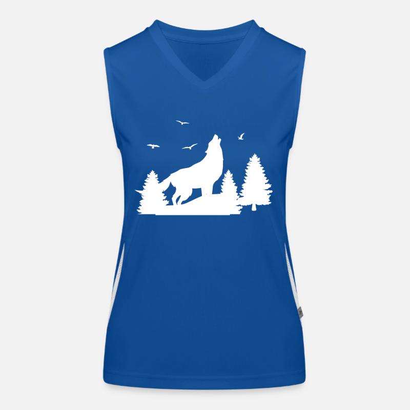 Wolf Wald Débardeur respirant contrasté Femme