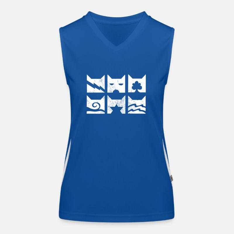 Clans: Thunderclan, Thunderclan, Warrior, Cats, Firestar Women's Functional Contrast Tank Top