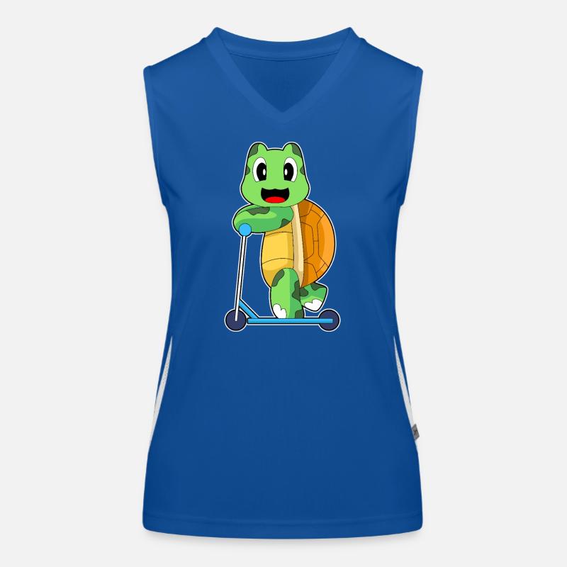 Scooter tortue Débardeur respirant contrasté Femme