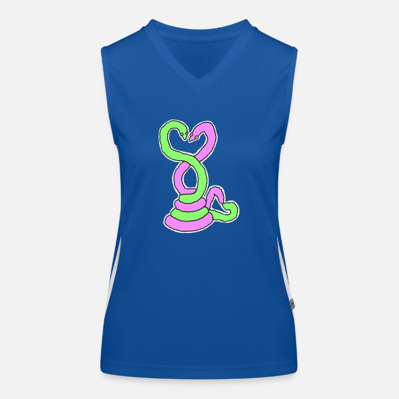 Sneks Débardeur respirant contrasté Femme